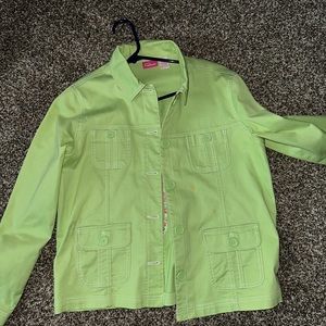 Vintage Green denim jacket